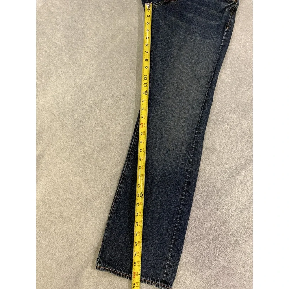 J Crew Jeans Mens 32x32 Blue Dark Wash Denim Measures 32x32 Handmade In Canada